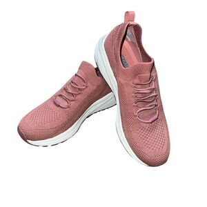 SKECHERS BOBS Pink Sparrow Slip On Shoes Size 9